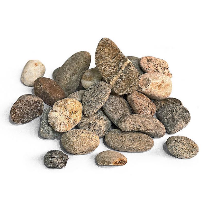 Moräne grijs-beige grind 30-60 mm 20 kg