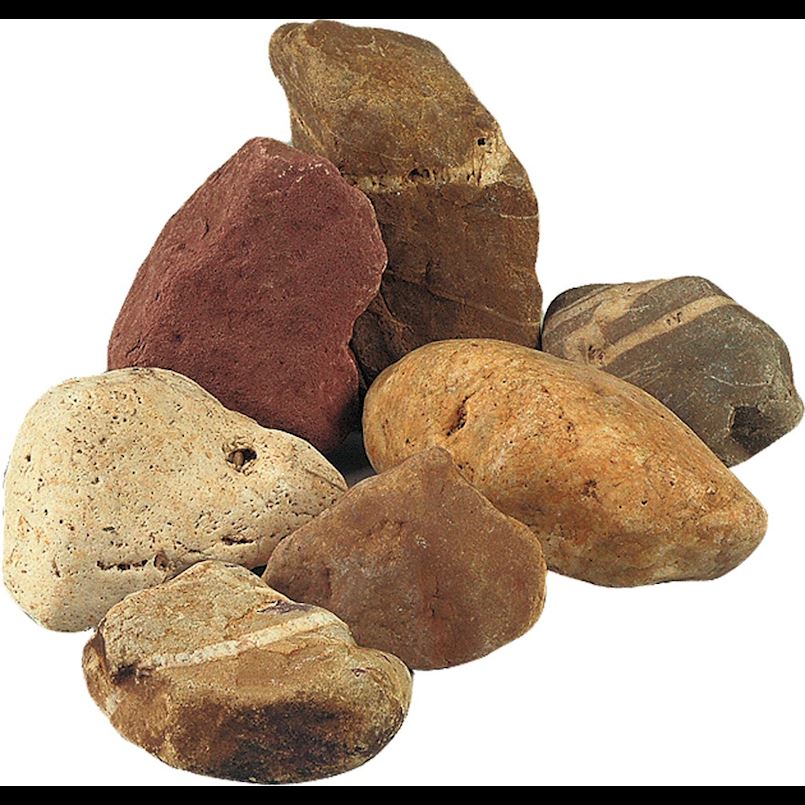 Maaskeien bont zwerfkei 60-150 cm breuk