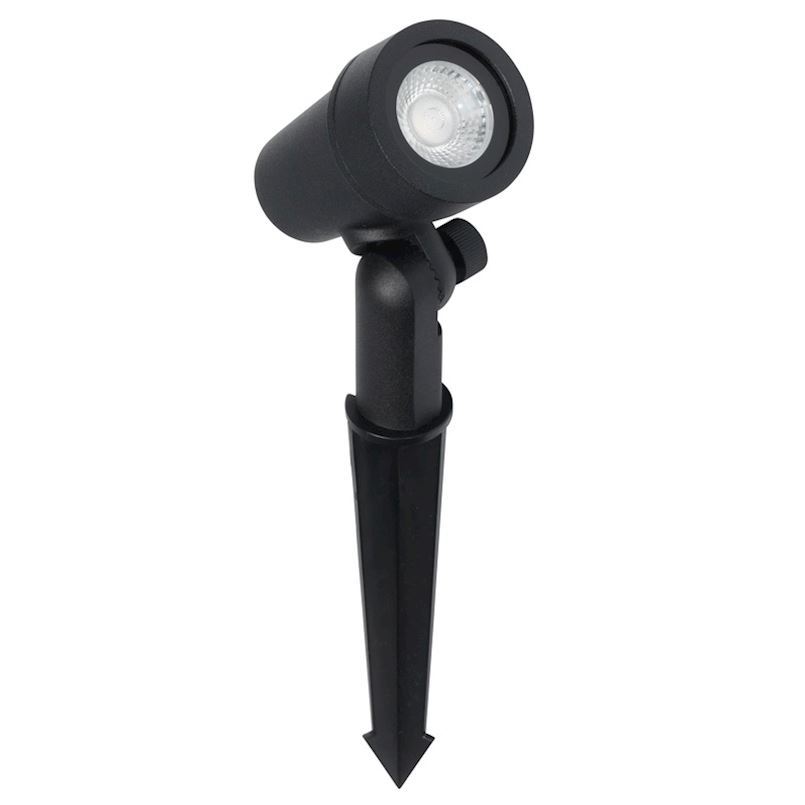 Hamulight Prikspot Mafra rechte kap zwart 1,5W Warm White