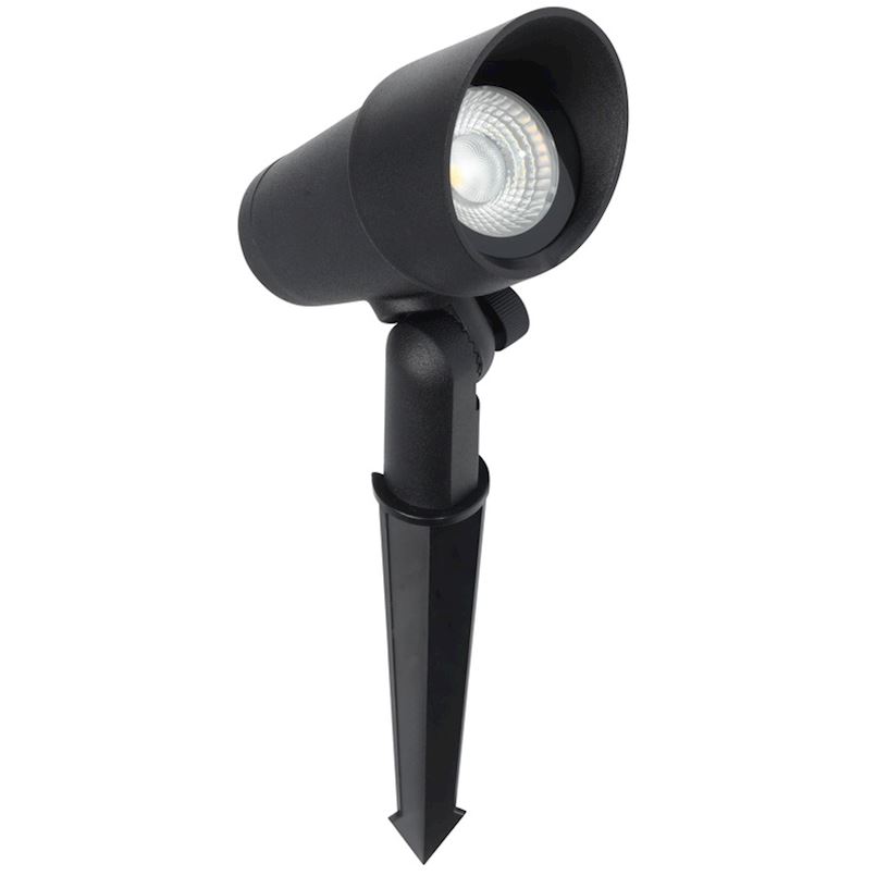 Hamulight Prikspot Campo zwart 6W Warm White