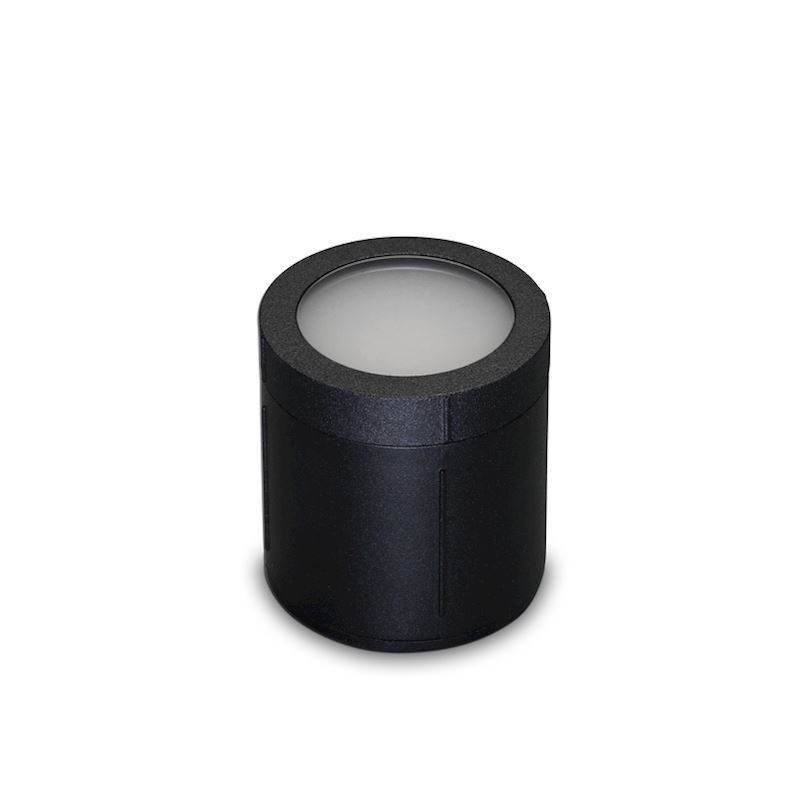 Hamulight Grondspot Pavia cirkel zwart 1,2W Warm White