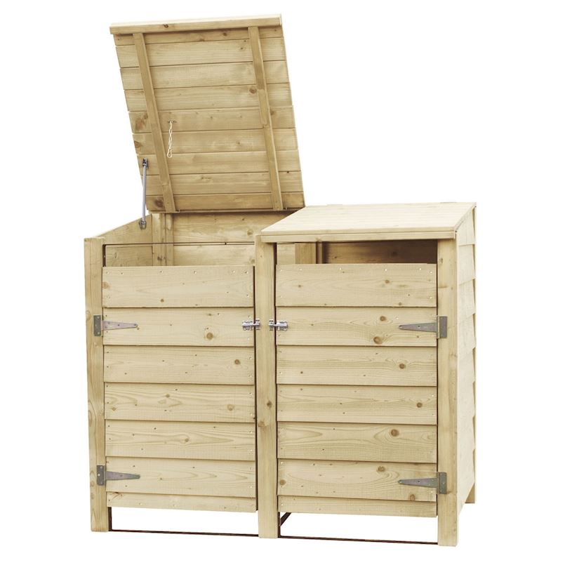 Containerkast NE Vuren Dubbel 152x91x129 cm
