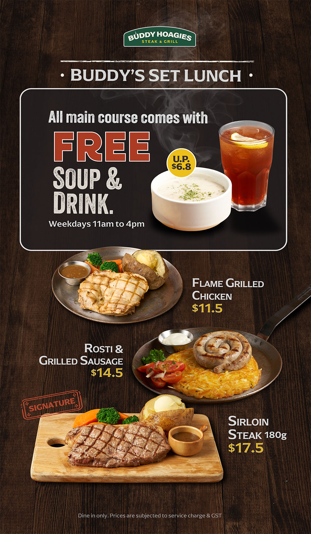 All Weekdays (Excluding PH)