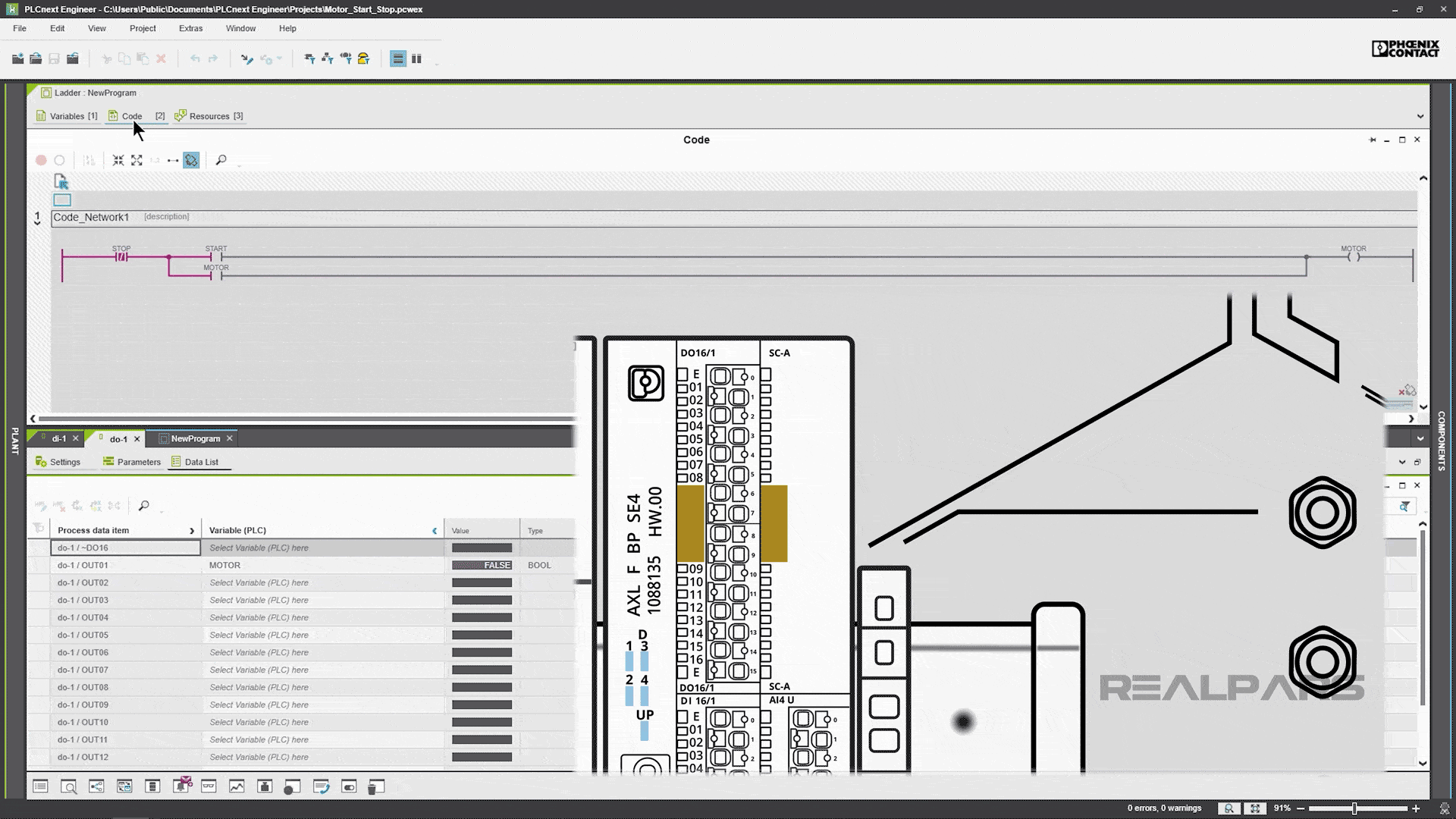 LD program operation