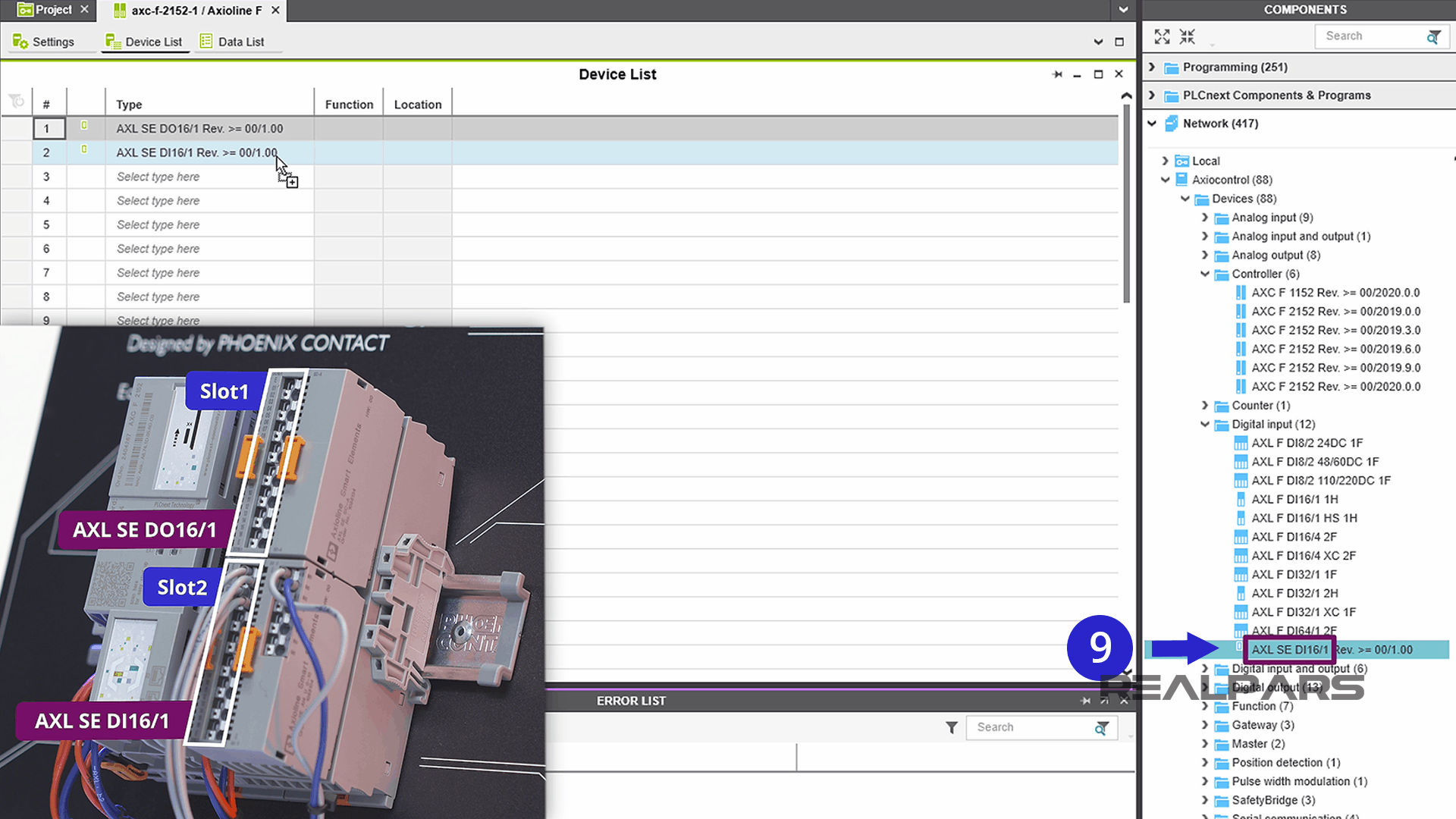 AXL SE AI4 U 0-10 Digital Input Module