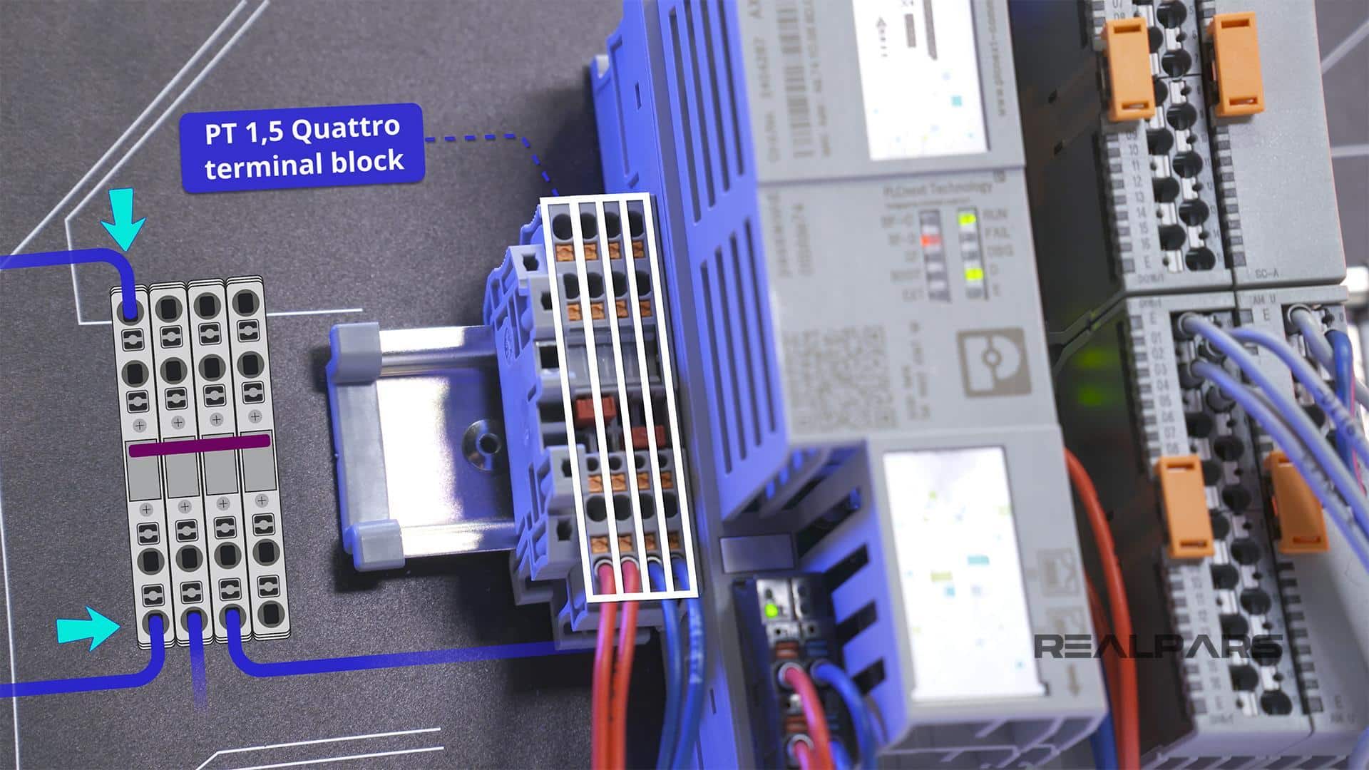 PT 1,5 Quattro terminal block