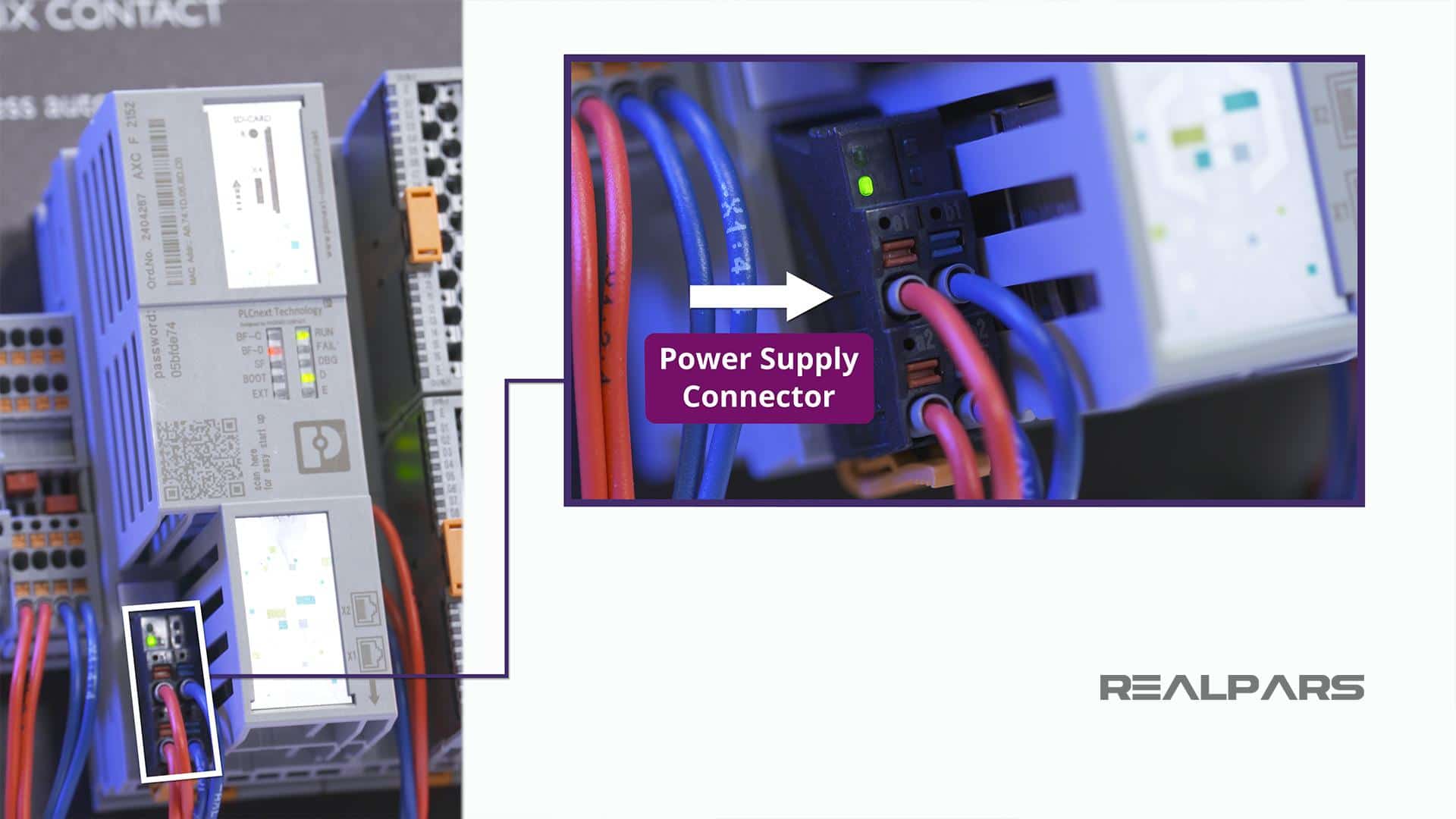 Controller Power Supply Connector