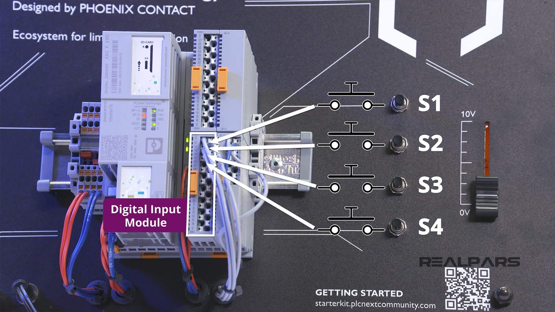 Starterkit Pushbutton-Normally-Open switches