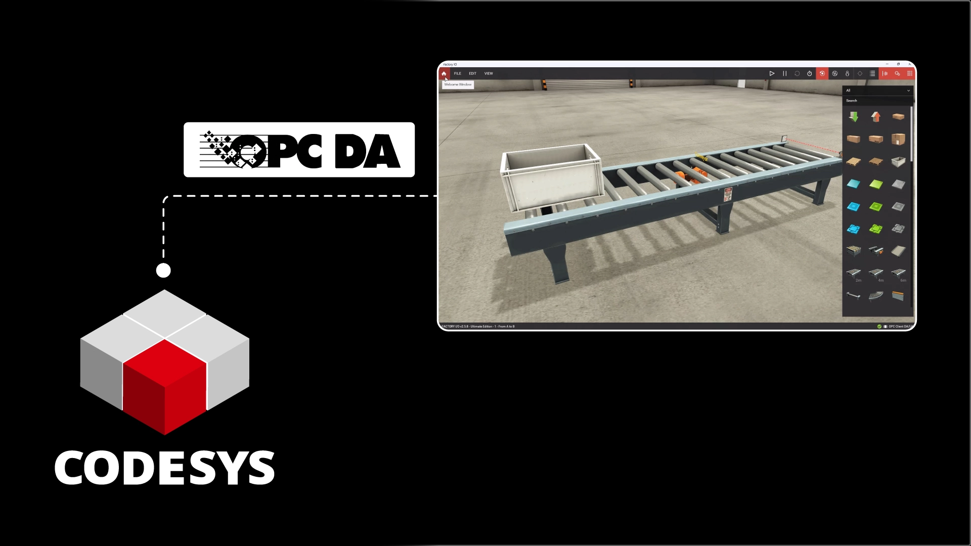 Connect CODESYS to Factory IO Using OPC DA - thumbnail
