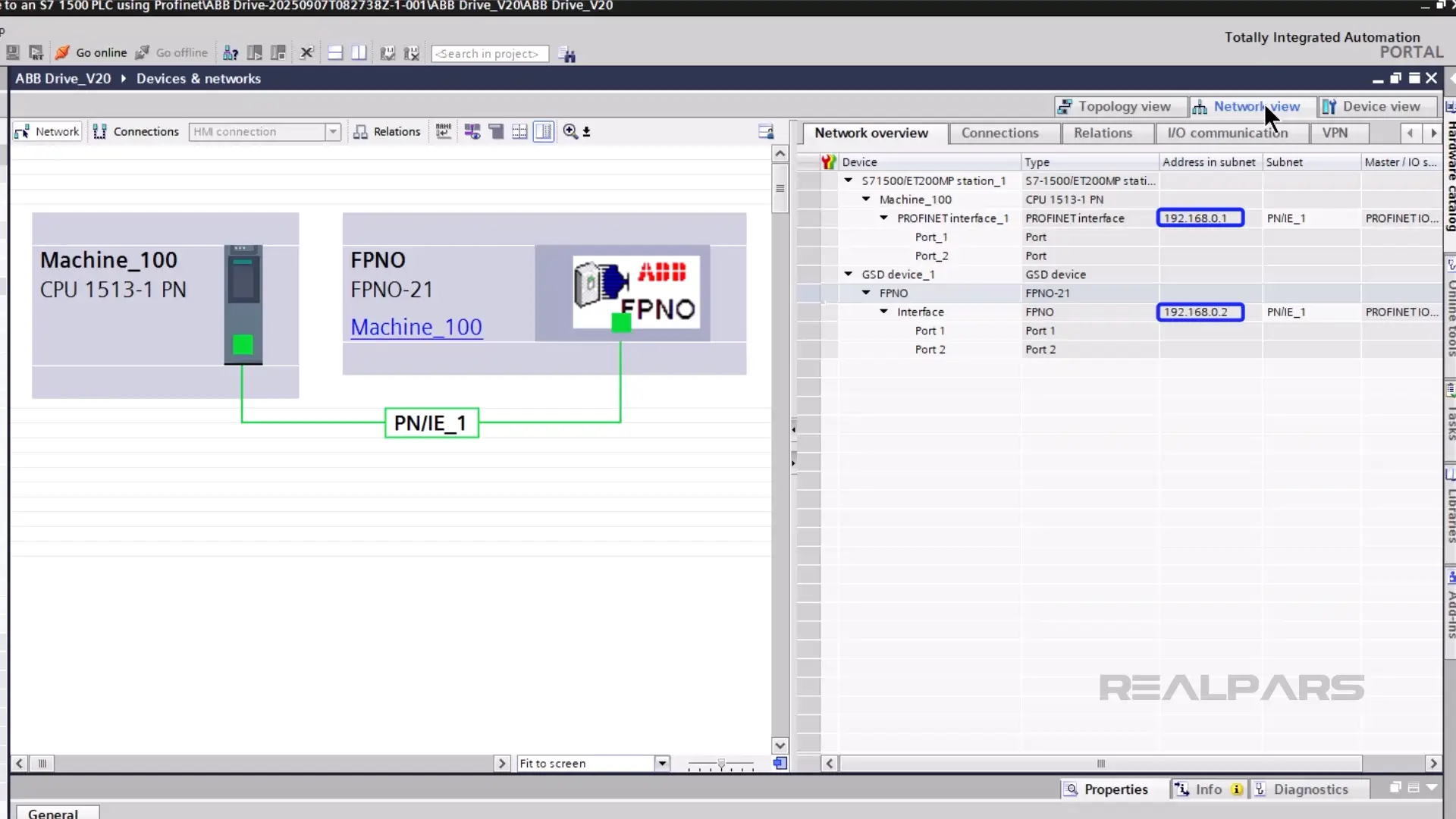 ACS880 and S7-1500 in TIA Portal