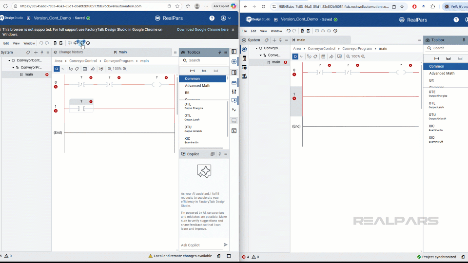 Manage conflicts in Multi-User collaboration