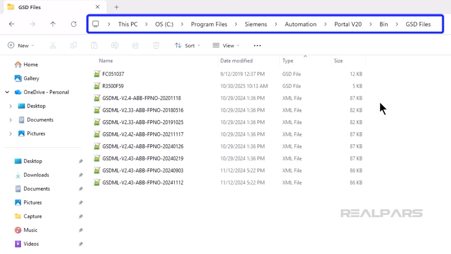 What a GSD File Does in TIA Portal - RealPars