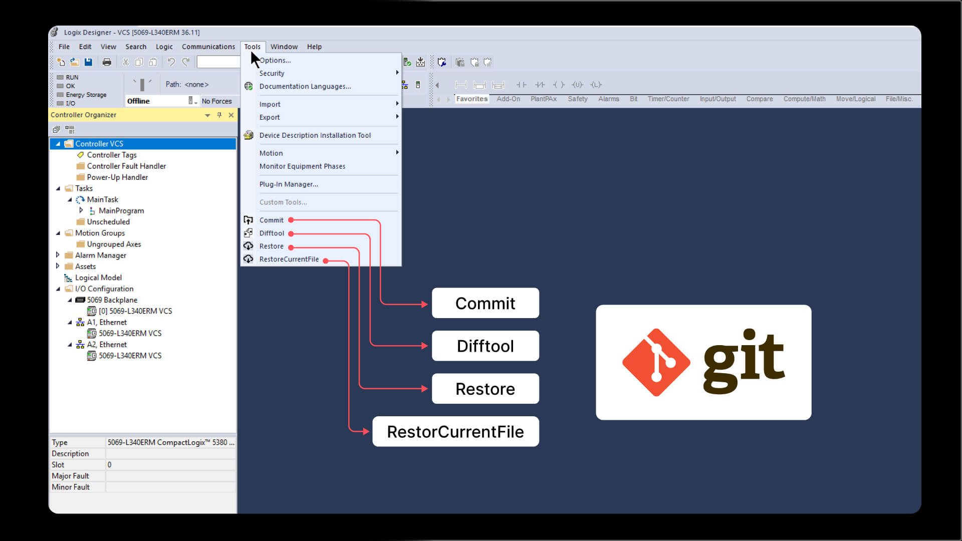 Git with Logix Designer - thumbnail