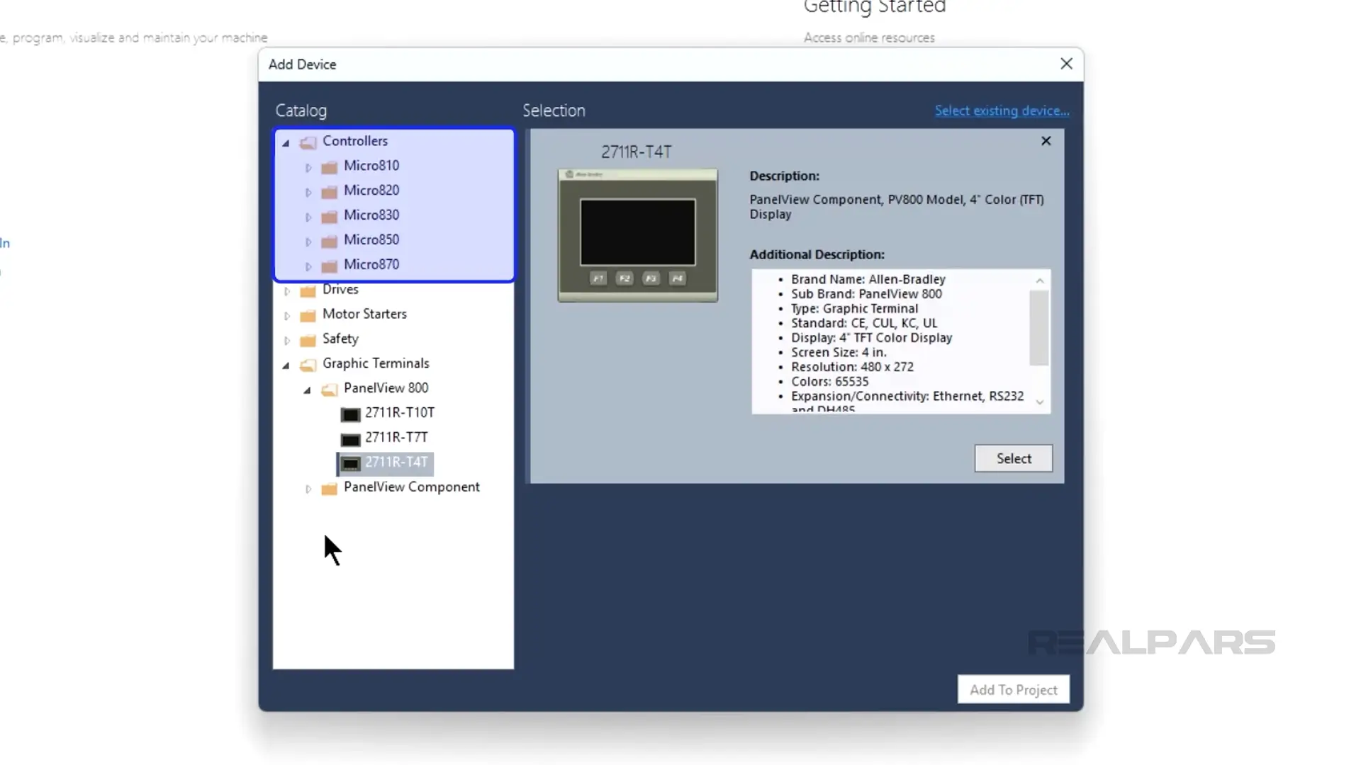 Connected Components Workbench