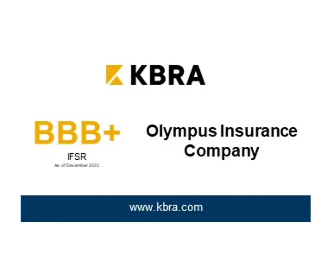 KBRA BBB+ rating, Olympus Insurance Company