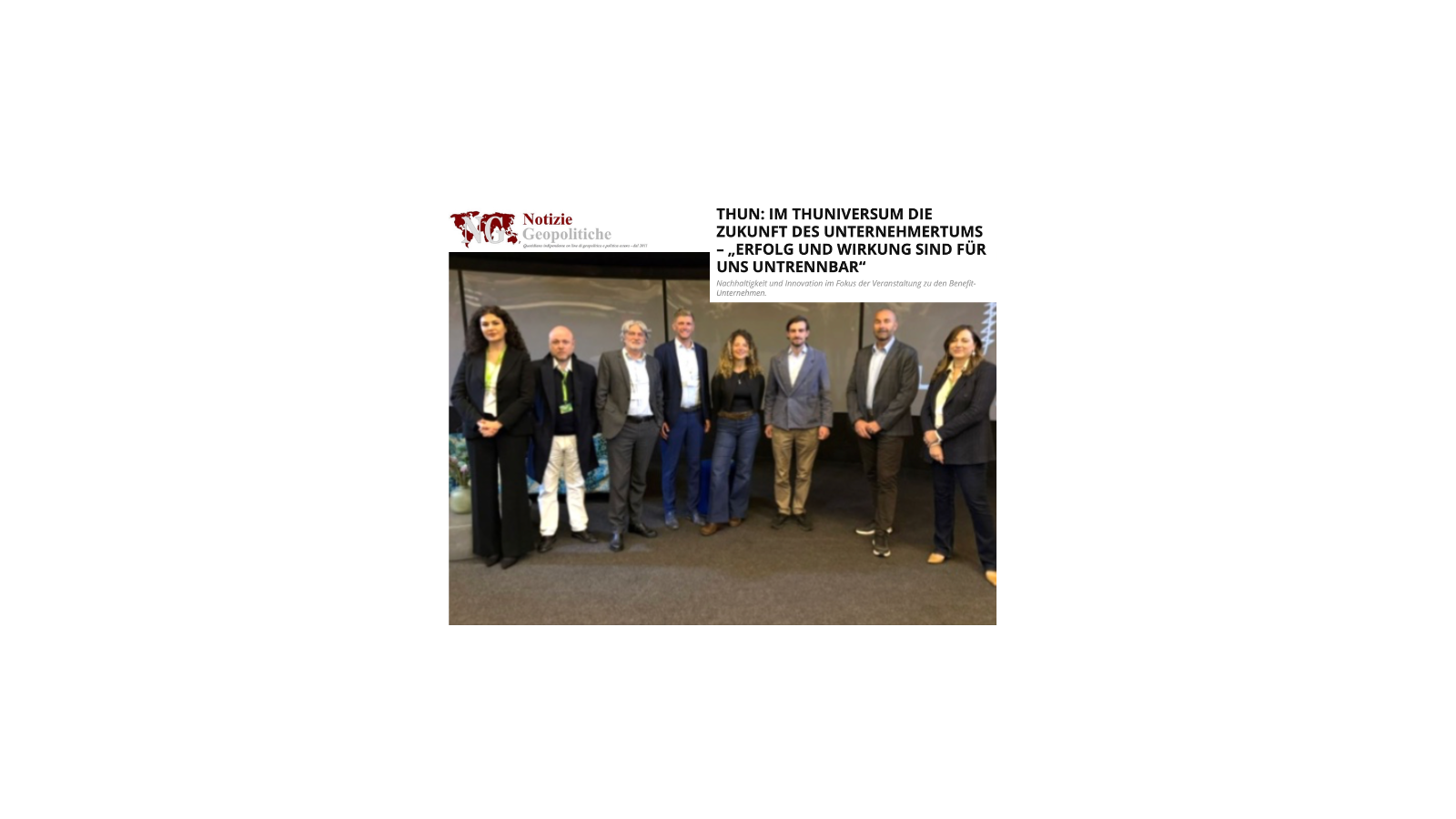 Notizie Geopolitiche - Mountex