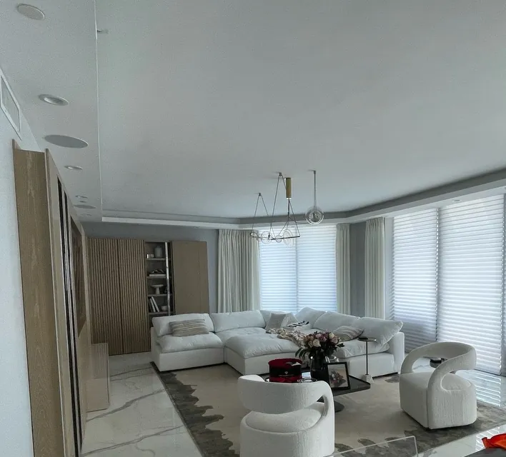 Bright luxury Miami condo living room ready for guests after an Airbnb turnover cleaning