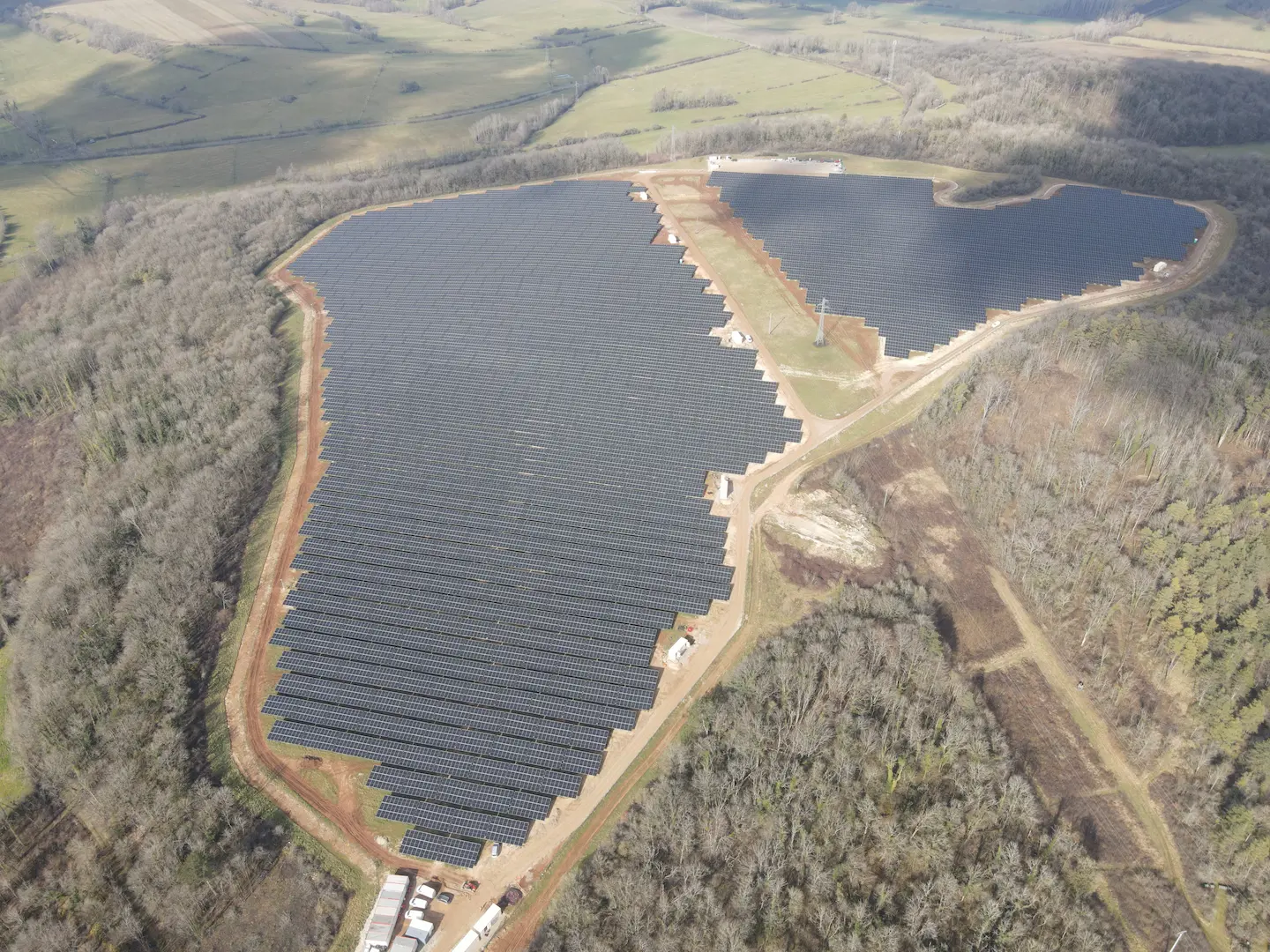La centrale solaire de Prauthois