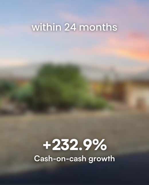 house sp property 94.12% cash on cash return