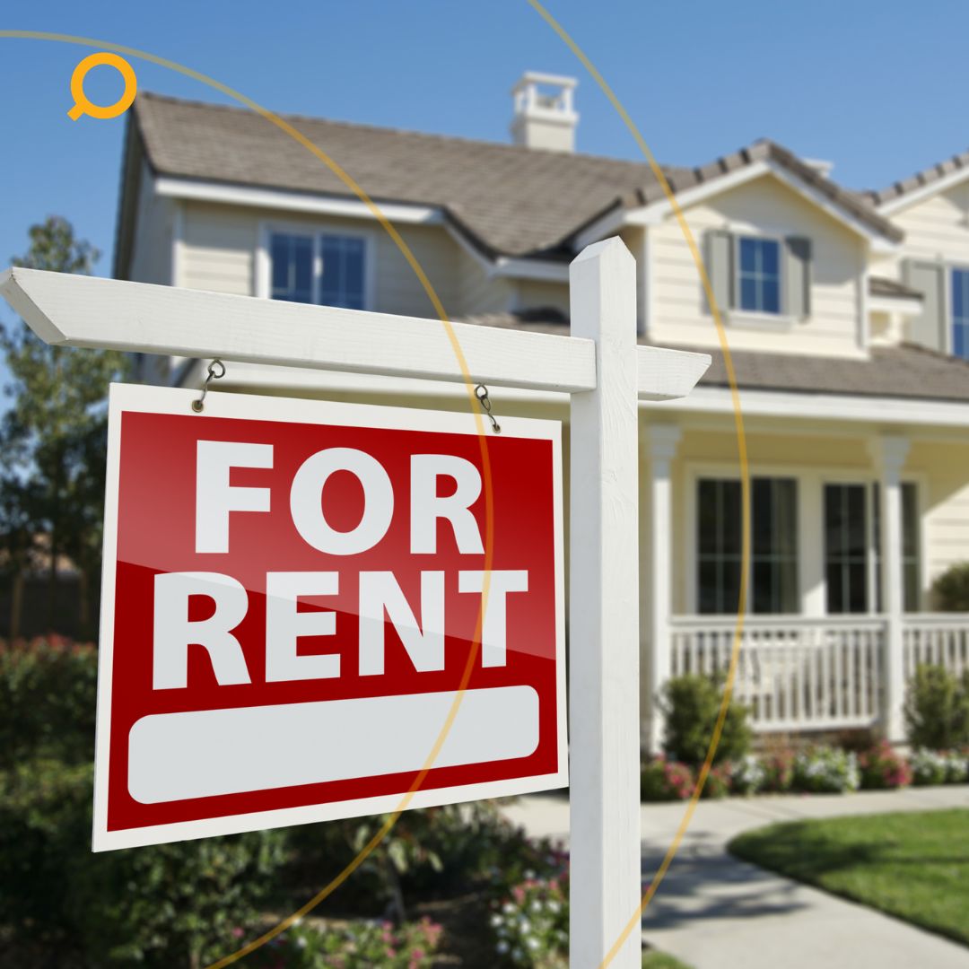 Modern Australian house with a red “For Rent” sign displayed in front yard, symbolising property rental or investment opportunity.