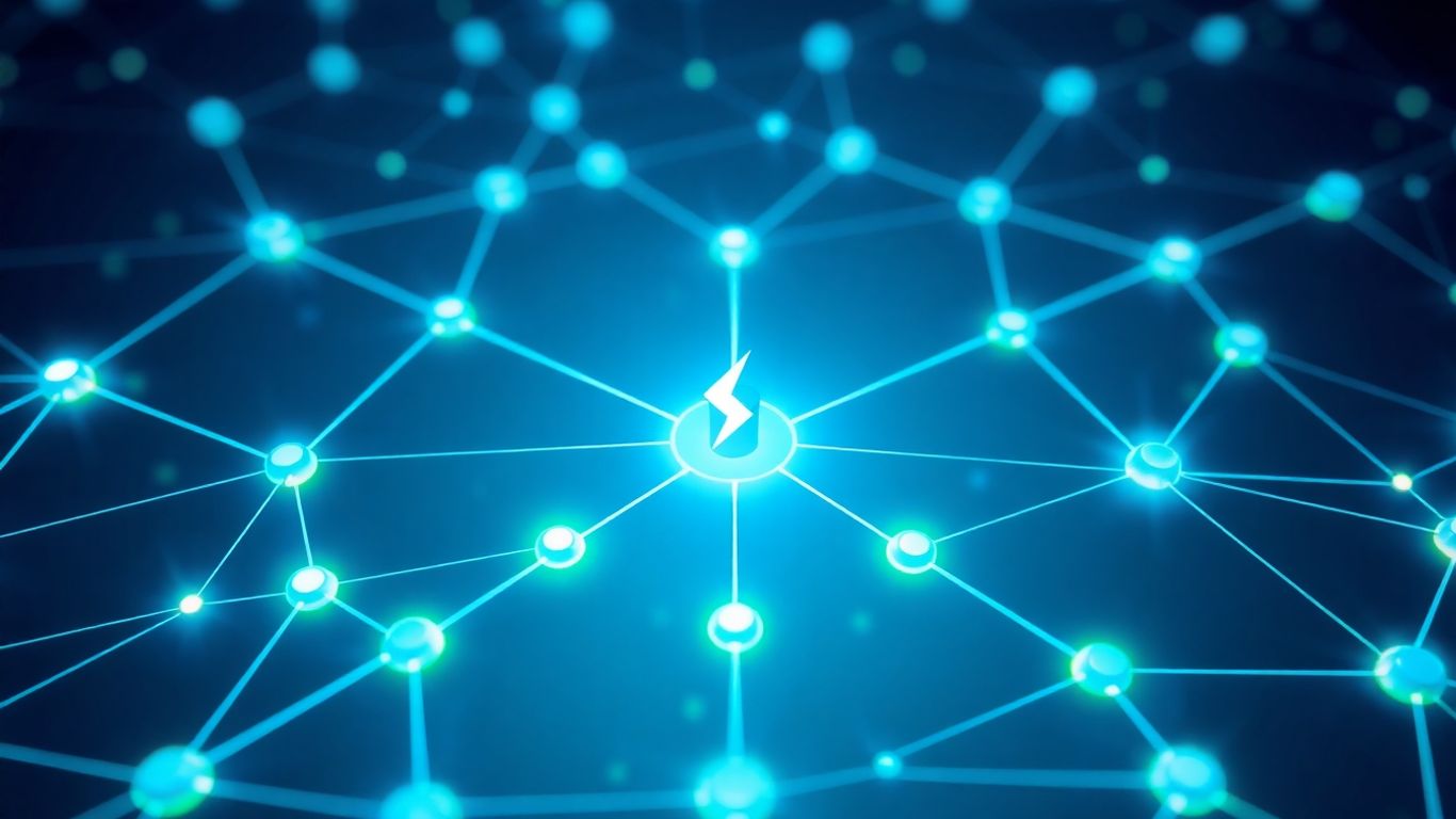 Blockchain energy trading network visualization