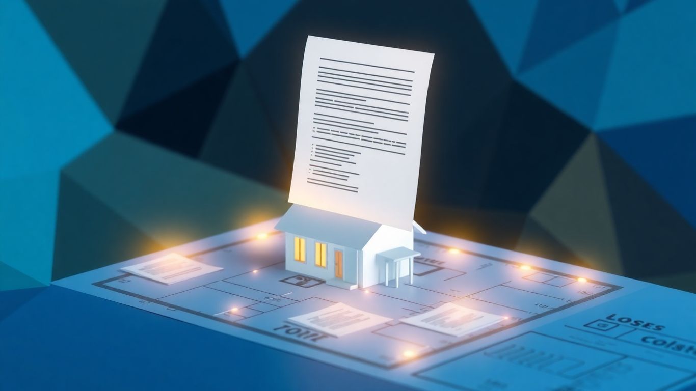 Digital contract automating property title insurance process.