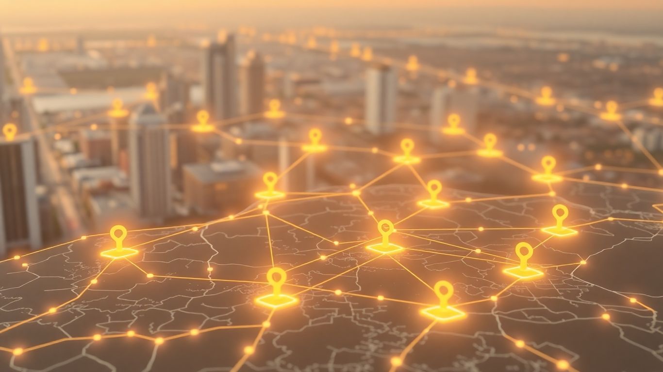 Blockchain land ownership visualization