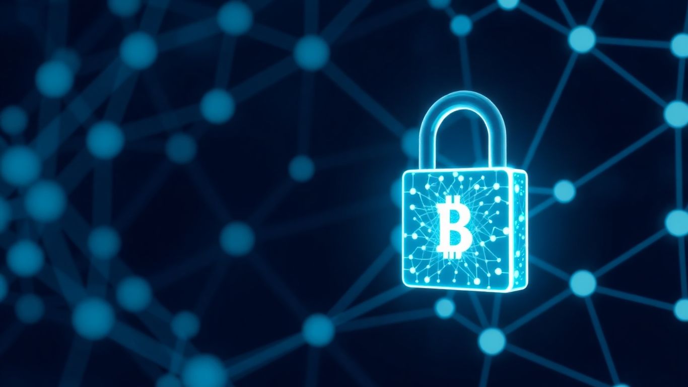 Digital padlock securing blockchain network