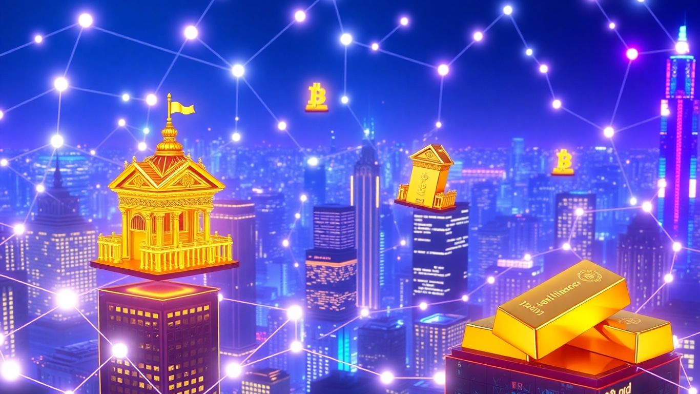 DeFi RWA lending network with digital assets.