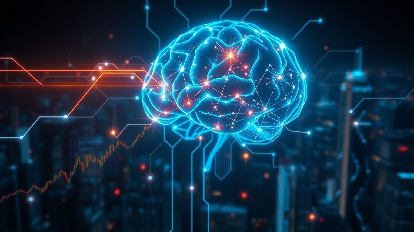 AI analyzing financial risk data