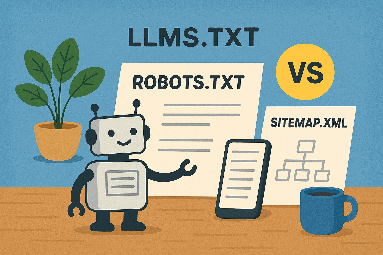 How Is llms.txt Different From Robots.Txt And Sitemap.Xml?