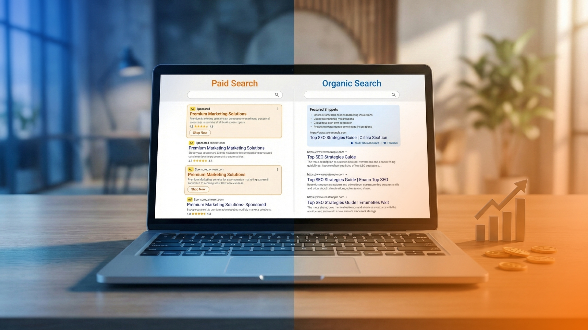 paid search vs organic search