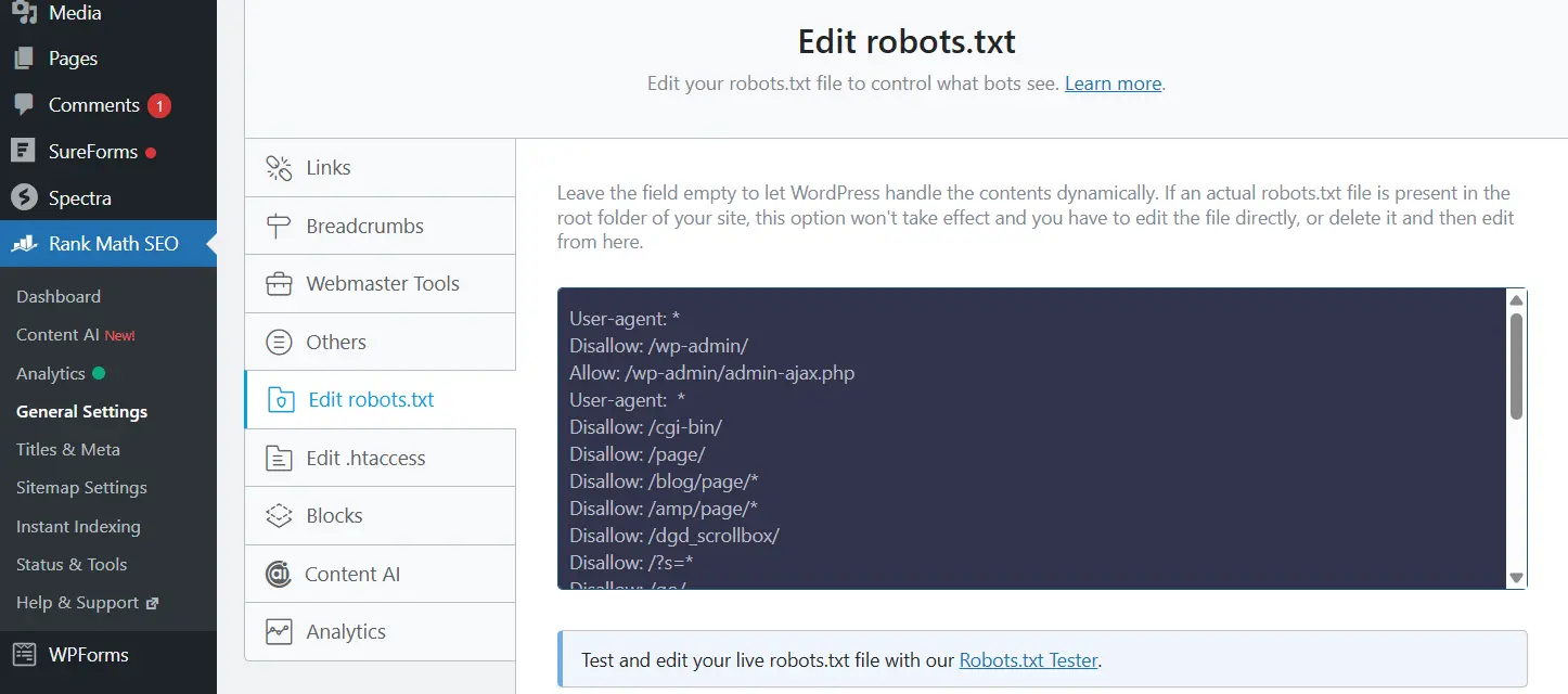 Optimize Your Robots.txt File