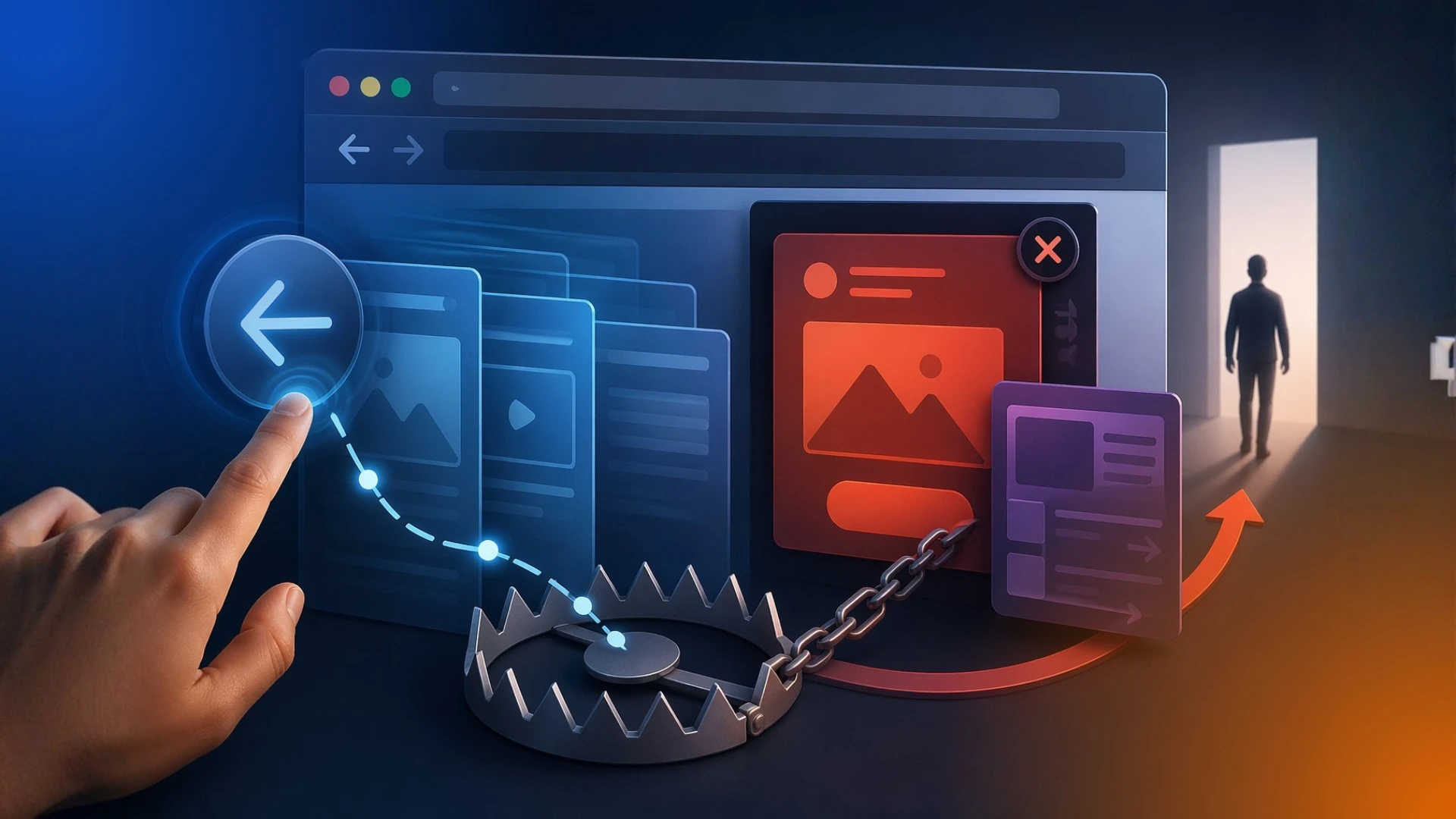 How Does Back Button Hijacking Work Technically?