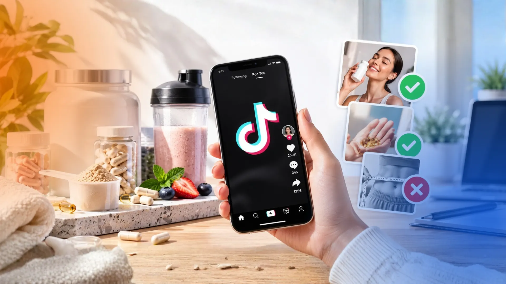 tiktok ads for supplements