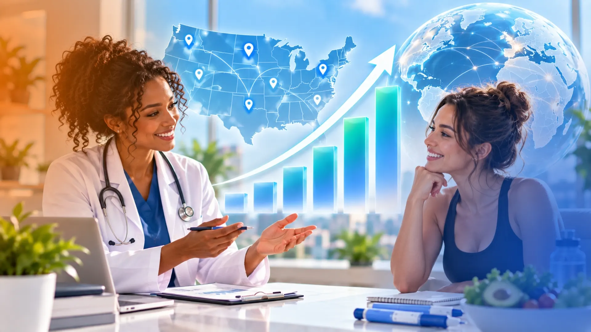 US Medical Weight Loss Clinics Market Size vs. Global Numbers