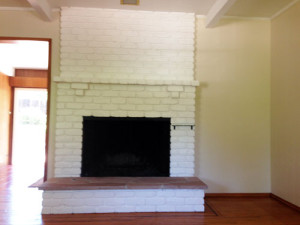 Fireplace - before Staging to Sell Home
