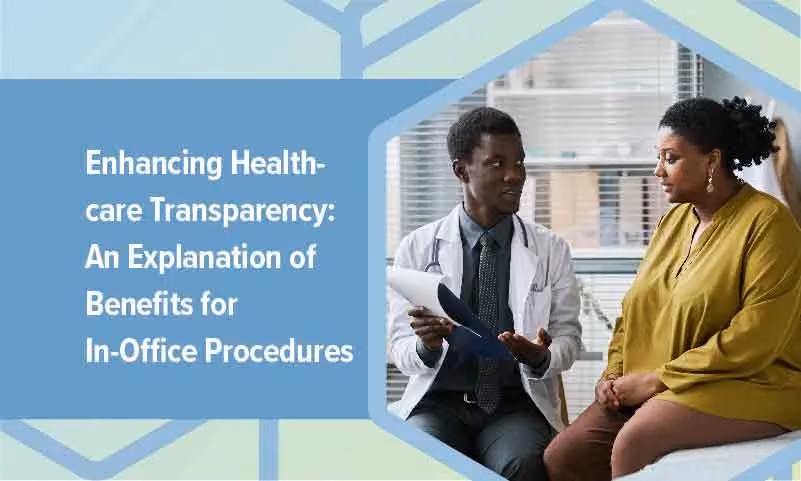 Blog title with image of healthcare bill