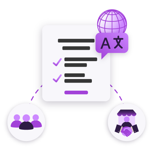 Smart Forms deliver localized merchant onboarding experiences across languages, sales channels, devices, and markets.
