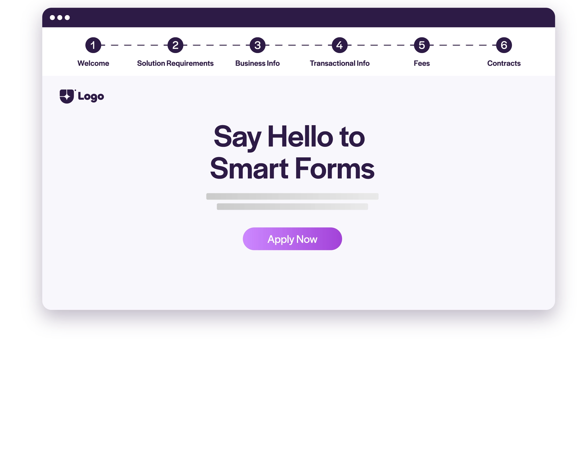 OnBoard Smart Forms interface for guided, risk-based onboarding with data validation and automated checks