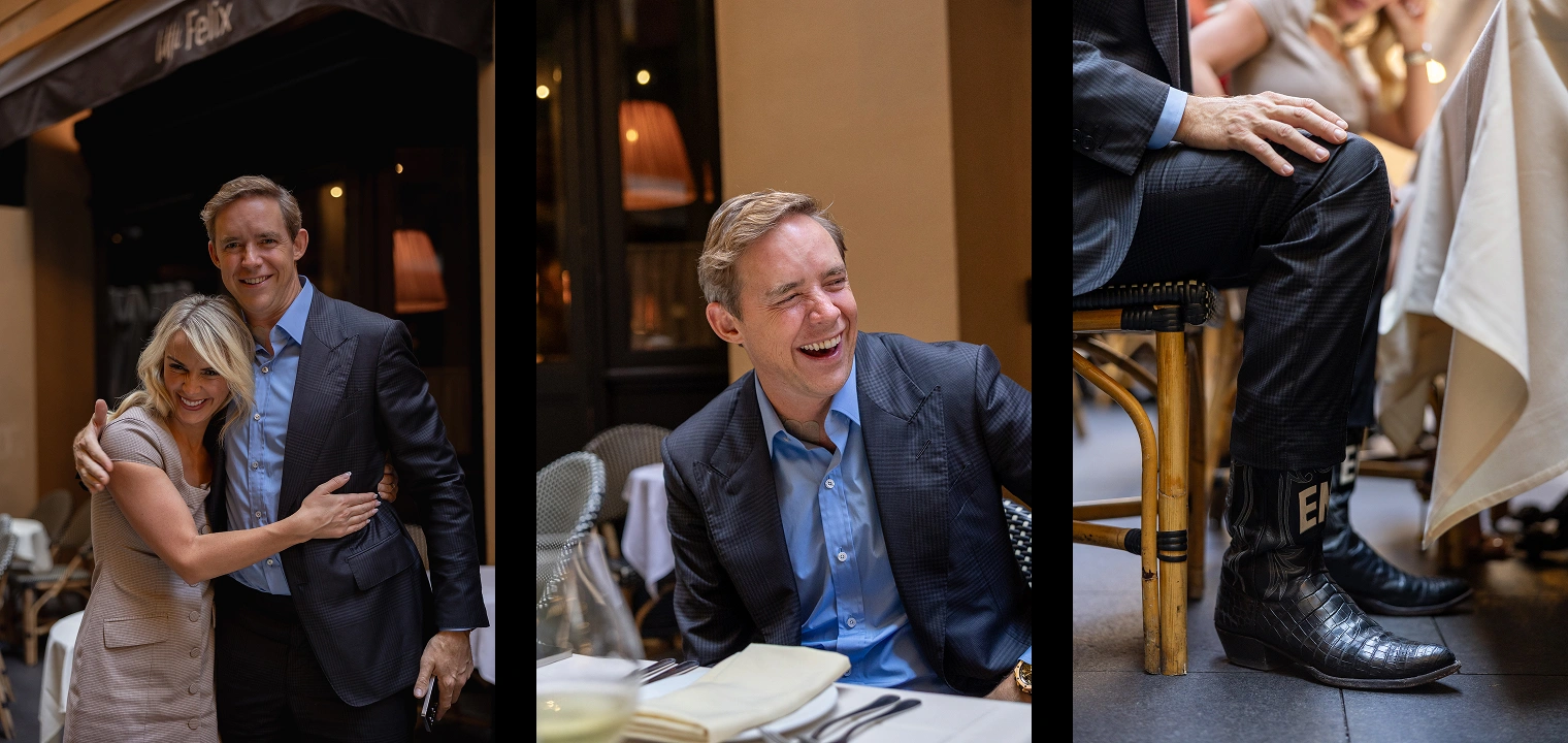 Matthew Hayder at Restaurant Felix.