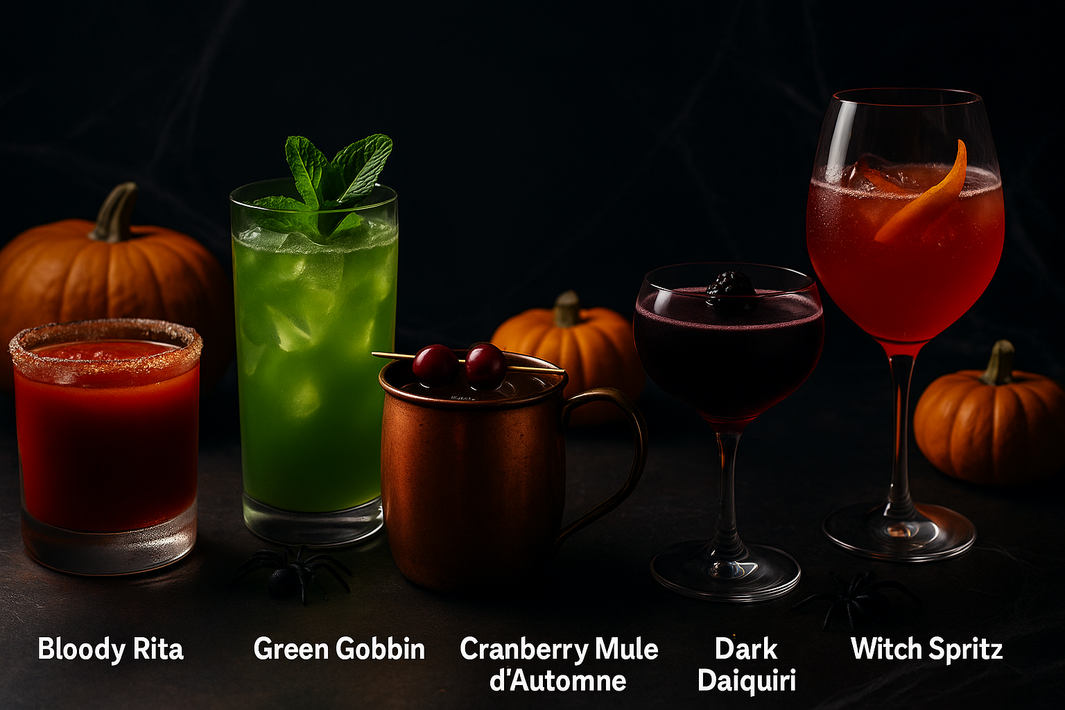 5 avec alcool (vodka, rhum, gin)