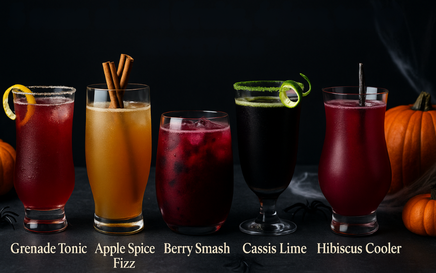 5 cocktails sans alcool (fruits, épices, tonic)
