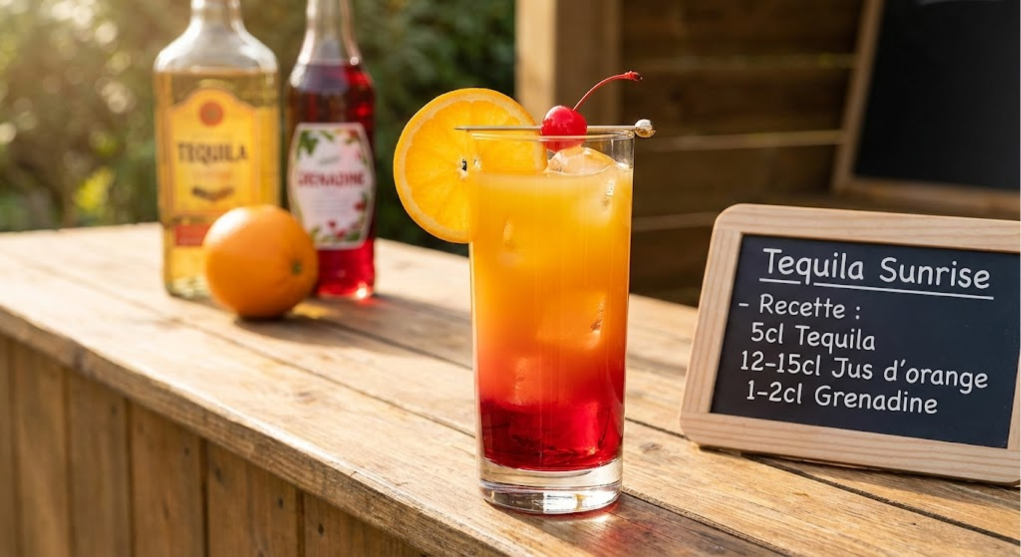 Cocktail Tequila Sunrise