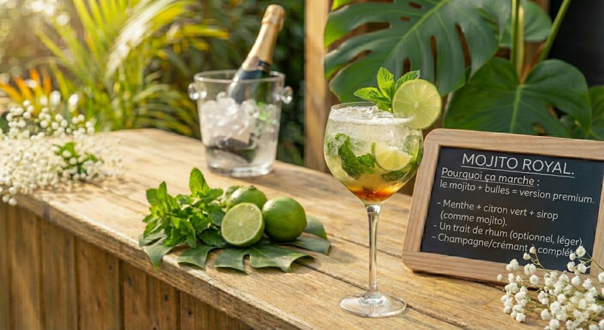Cocktail Mojito Royal