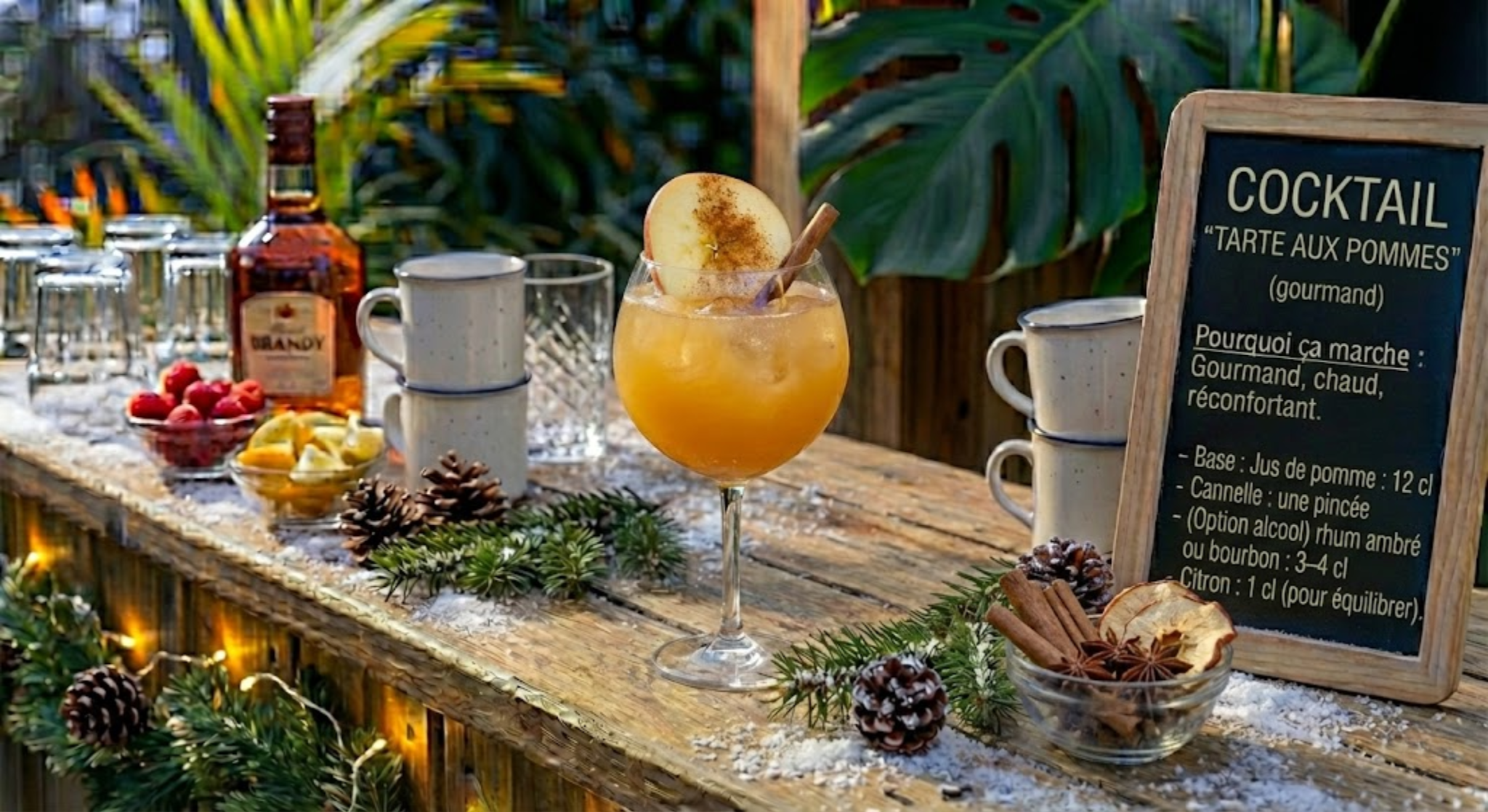 Cocktail “tarte aux pommes”