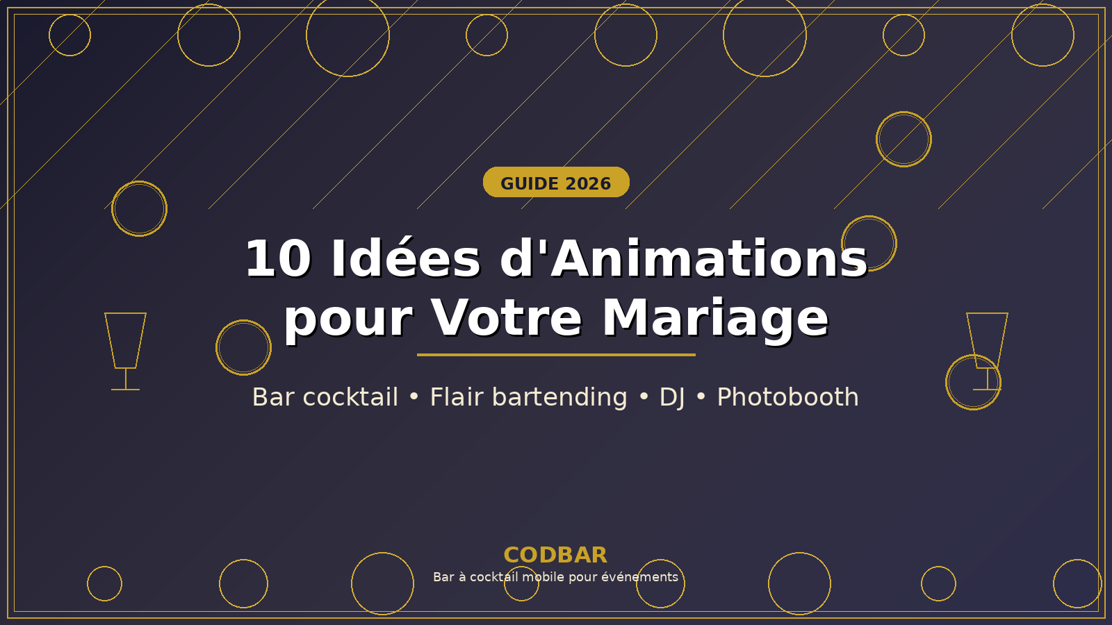 banner animation mariage