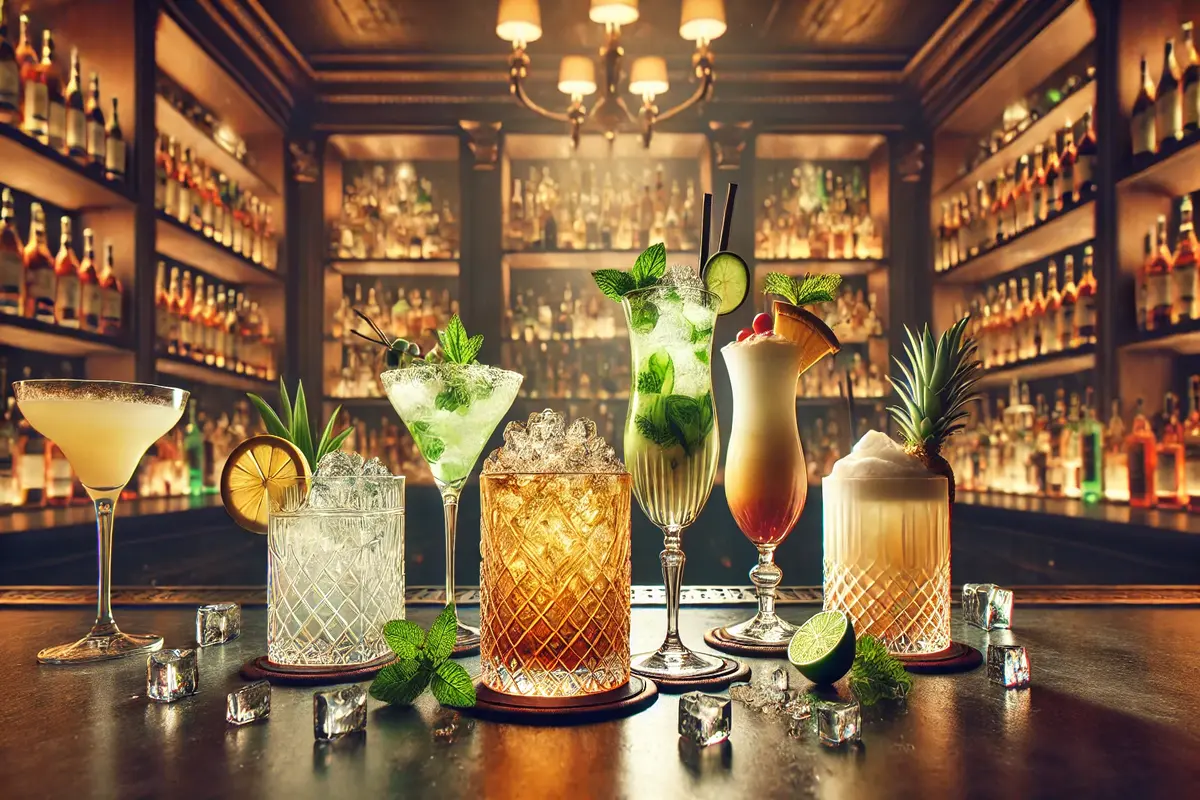 Bannière cocktails au rhum