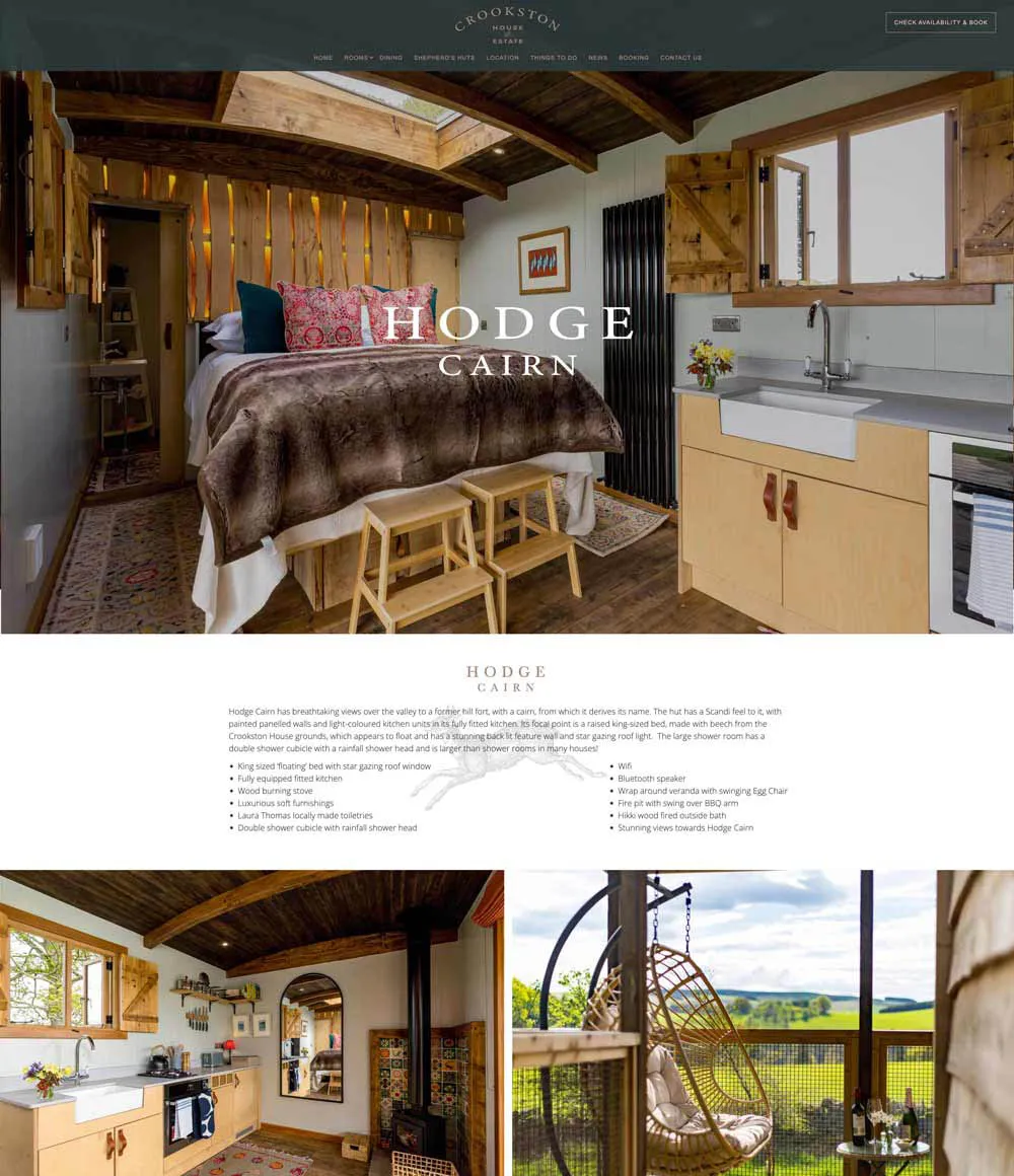 Website design branding Scottish Borders