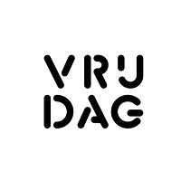 woord vrijdag in zwarte letters in wit tekstvlak